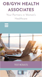 Mobile Screenshot of obgynhealthassociates.com